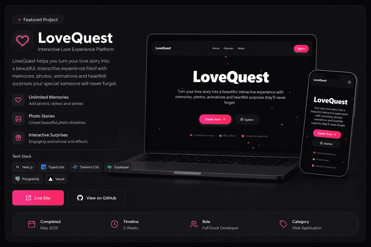 LoveQuest project preview
